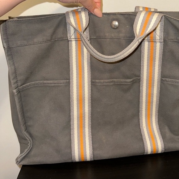 LIMITED EDITION HERMES GINZA 2001 FOURRE TOUT TOTE BAG - Picture 3 of 9